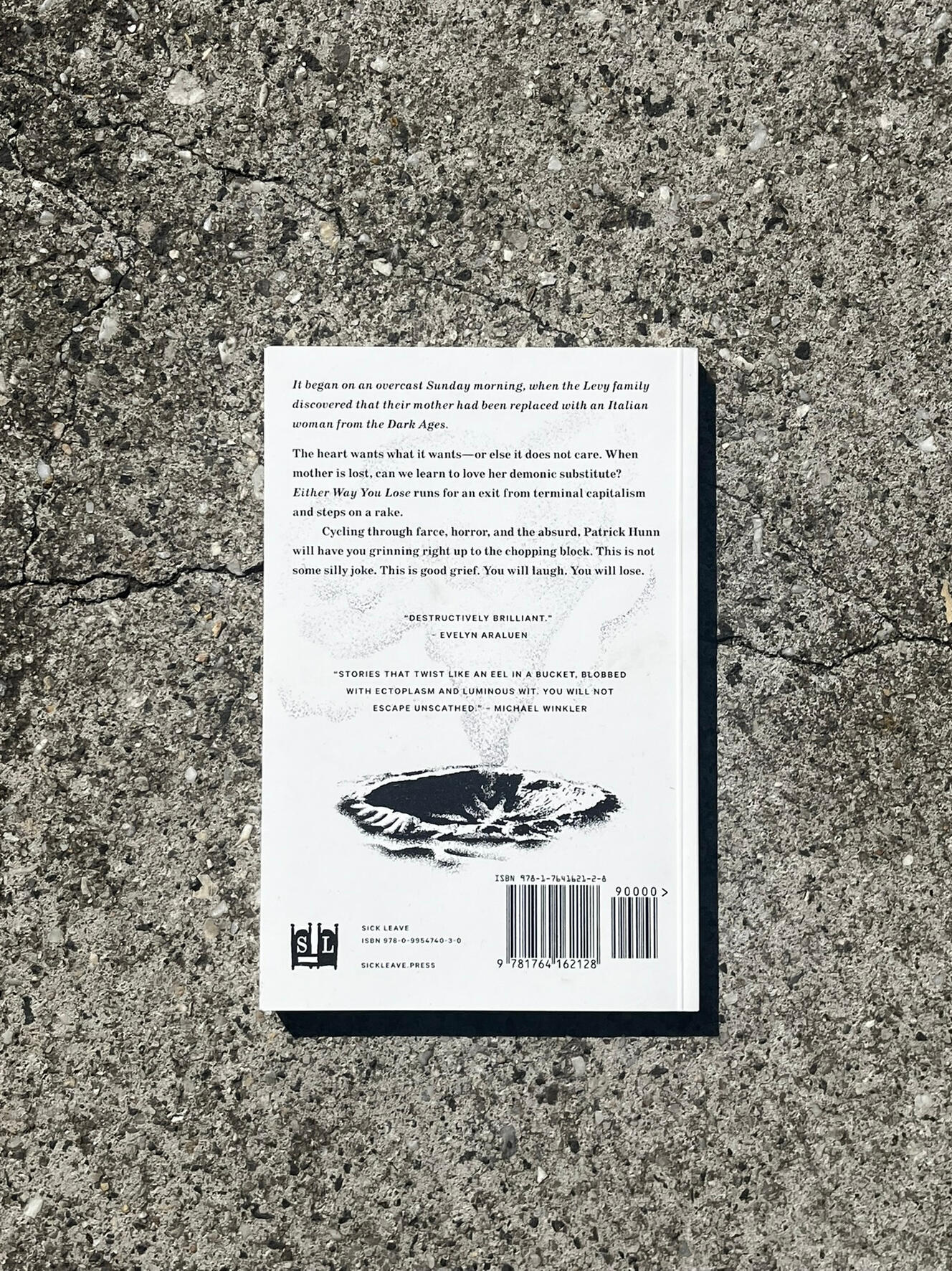 My book *Either Way You Lose* is forthcoming from [Sick Leave Press](https://sickleave.press/either-way-you-lose) in 2026... In the meantime, you can read this excerpt ☞ ["The Cleaver"]((https://giramondopublishing.com/heat/archive/patrick-hunn-the-cleav